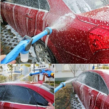 8-in-1 High Pressure Water Spray Gun | Multi-Function Garden Hose Nozzle & Car Wash Sprayer | Adjustable Water Cannon for Lawn, Plants & Outdoor Cleaning