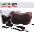 Electric Massage Pillow with Heat | Deep Kneading Neck, Back & Shoulder Massager Cushion | Heated Car & Home Pillow Massager for Relaxation Therapy and Body Pain Relief