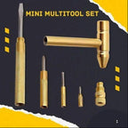 5-in-1 Mini Hammer and Screwdriver Set | Multifunctional Compact Hand Tool Kit for Home, Watch & Jewelry Repair | Portable DIY Repair Tool Set with Small Hammer and Interchangeable Screwdrivers