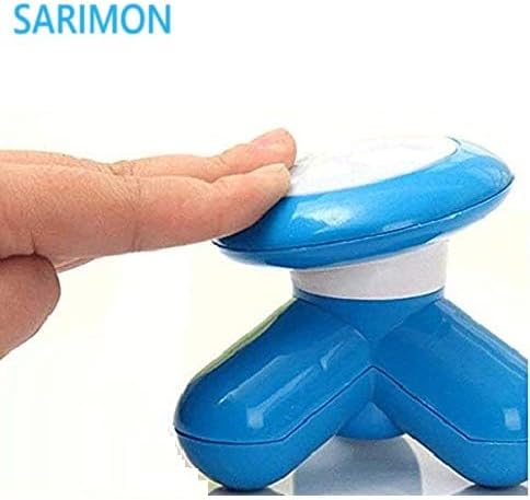 Electric Portable Mini Body Massager | USB & Battery Operated Handheld Massager for Head, Neck, and Shoulder | Compact Relaxation Tool for Men & Women (Batteries Not Included)