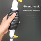 Manual Fuel Transfer Pump Kit | Portable Hand Siphon Pump for Oil, Petrol, Diesel & Water | High-Flow Rubber Bulb Liquid Transfer Hose Pump | Multi-Functional Fluid Extractor Tool