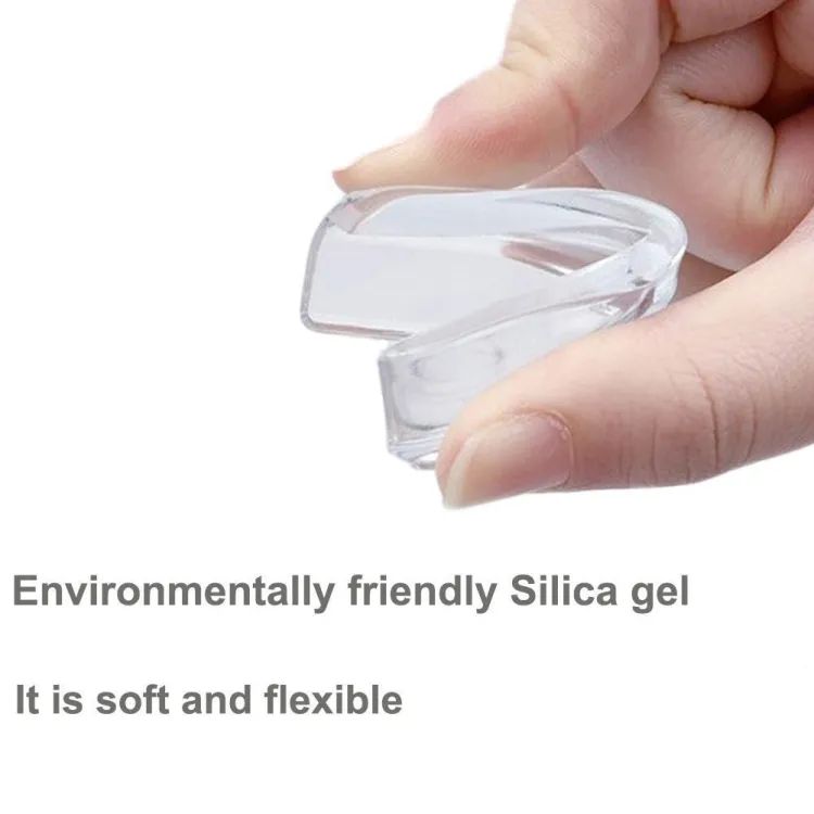 Baby Safety Silicone Corner Protector (4Pcs) | Transparent Anti-Collision Table Edge & Furniture Guard | Childproof Corner Protector for Kids Safety at Home