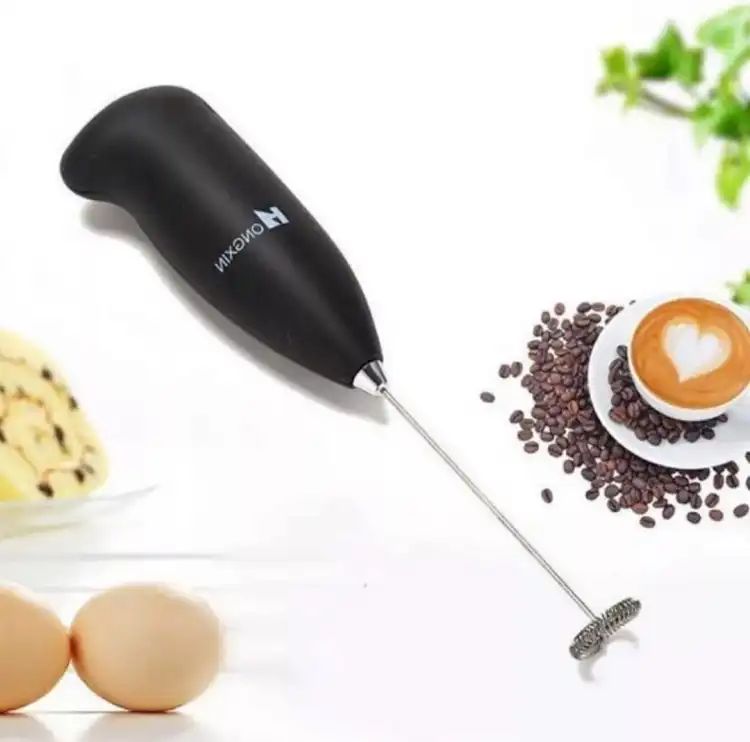 Electric Coffee Beater & Milk Frother | Handheld Drink Mixer & Mini Whisk | Battery Operated Foam Maker for Coffee, Latte, Cappuccino & Lassi