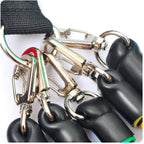 11 PCS Resistance Band Set – Power Exercise Fitness Bands with Elastic Tubes, Handles, Door Anchor & Ankle Straps | Home Gym Workout & Stretch Bands for Men and Women