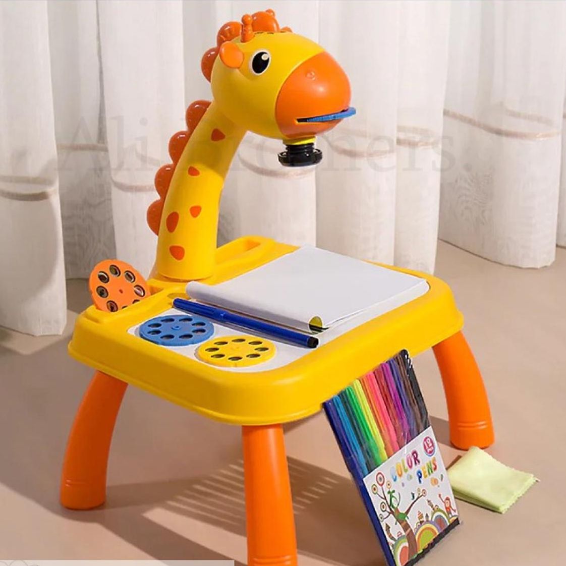 LED Projector Drawing Table for Kids – 3-in-1 Drawing & Tracing Desk with Patterns | Educational Art Projector Toy for Writing, Painting & Creative Play