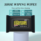 30 Pcs Shoe Cleaning Wet Wipes | Deep Cleaning Disposable Shoe Cleaner Pads | Instant Sneaker & Leather Shoe Wipes for Dirt Removal | Portable Travel Shoe Care Wipes for Men & Women