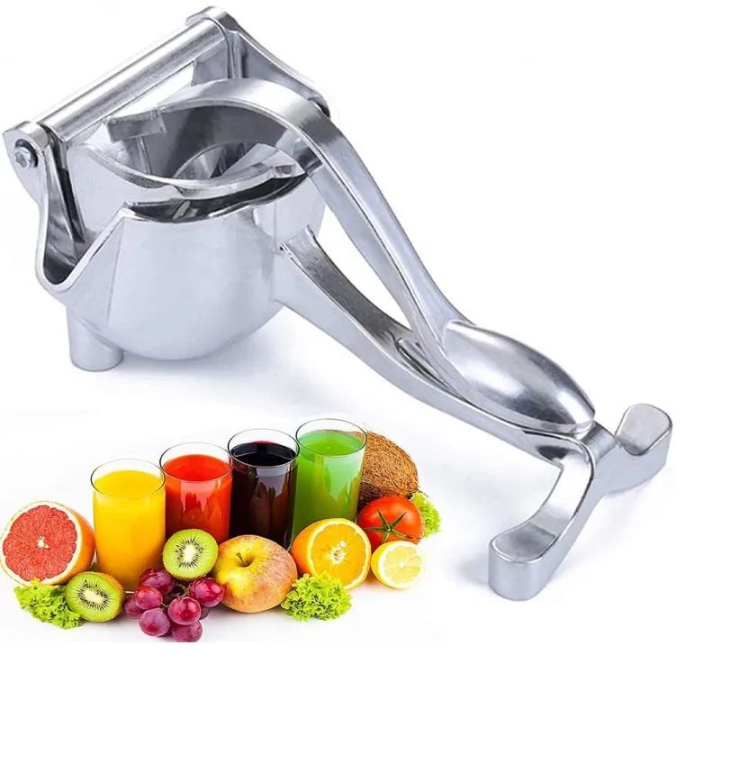 Manual Fruit Juicer – Heavy Duty Hand Press Citrus Squeezer for Orange, Lemon & Lime | Metal Manual Juice Extractor for Home & Kitchen