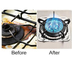 10 Pcs Aluminum Foil Stove Burner Covers – Gas Stove Protectors & Heat-Resistant Foil Burner Liners for Clean Stove Tops | Disposable Drip Pans for Kitchen Cleaning