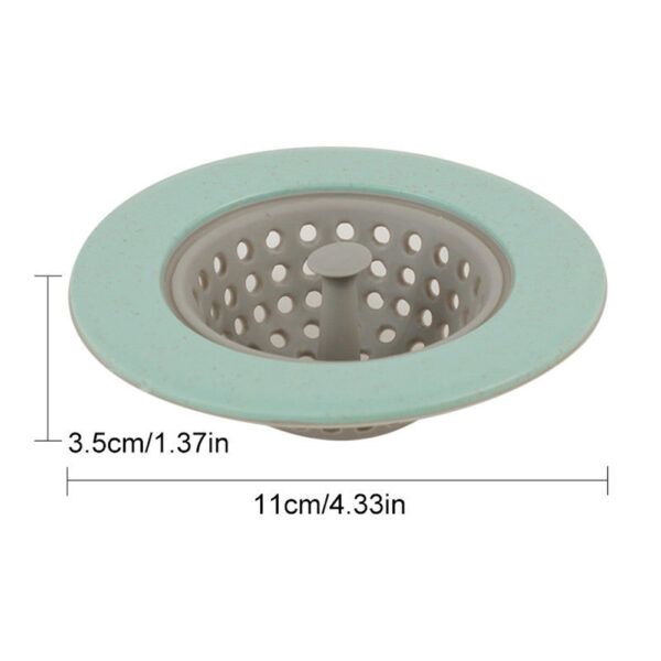 Silicone Sink Drain Strainer & Stopper – Multi-Functional Hair Catcher Drain Cover for Kitchen, Bathroom, Bathtub & Shower | Anti-Clog Silicone Drain Filter