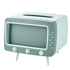 2-in-1 TV Shape Tissue Box with Mobile Holder | Creative Desktop Tissue Organizer | Plastic Tissue Box Cover for Living Room, Bedroom & Bathroom