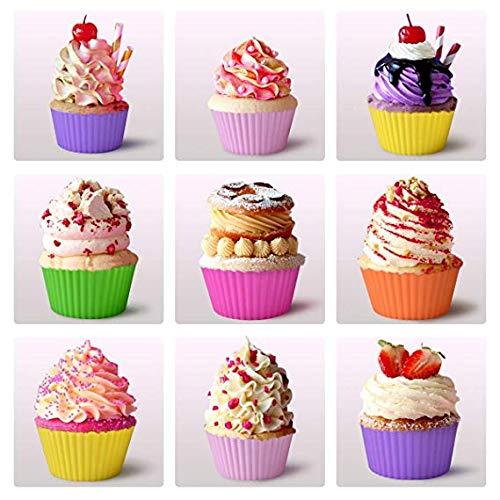 15 Pieces Cake Decorating Set with Piping Bag & Stainless Steel Nozzles | Icing & Frosting Tips Set | Reusable Pastry Tools for Cupcakes, Cookies & DIY Cake Decoration