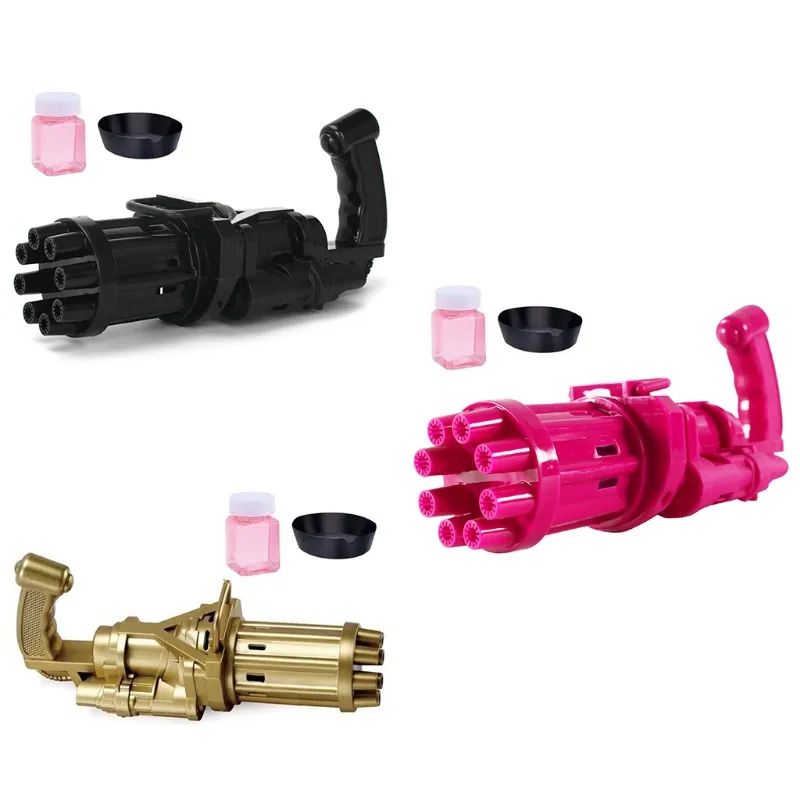 8 Hole Automatic Bubble Gun Toy | Electric Bubble Machine for Kids | Summer Outdoor Bubble Blower Toy for Children