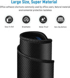 Keyboard Shortcut Mouse Pad | Office Excel Word PPT Cheat Sheet Mat | Large Anti-Slip Desk Pad with Quick Shortcut Keys for Computer & Laptop Use (30×11.8 inch)