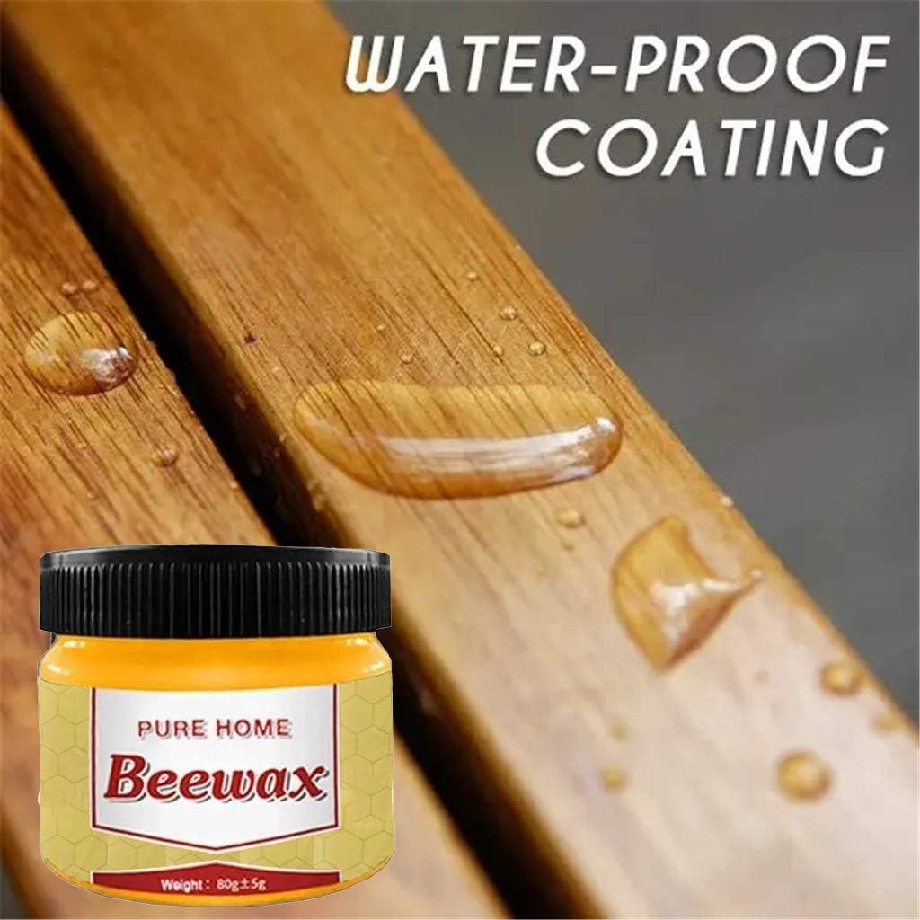 Beeswax Furniture Polish (60 ml) | Natural Beeswax Wood Wax for Furniture Care | Wood Polish & Cleaner for Household Use