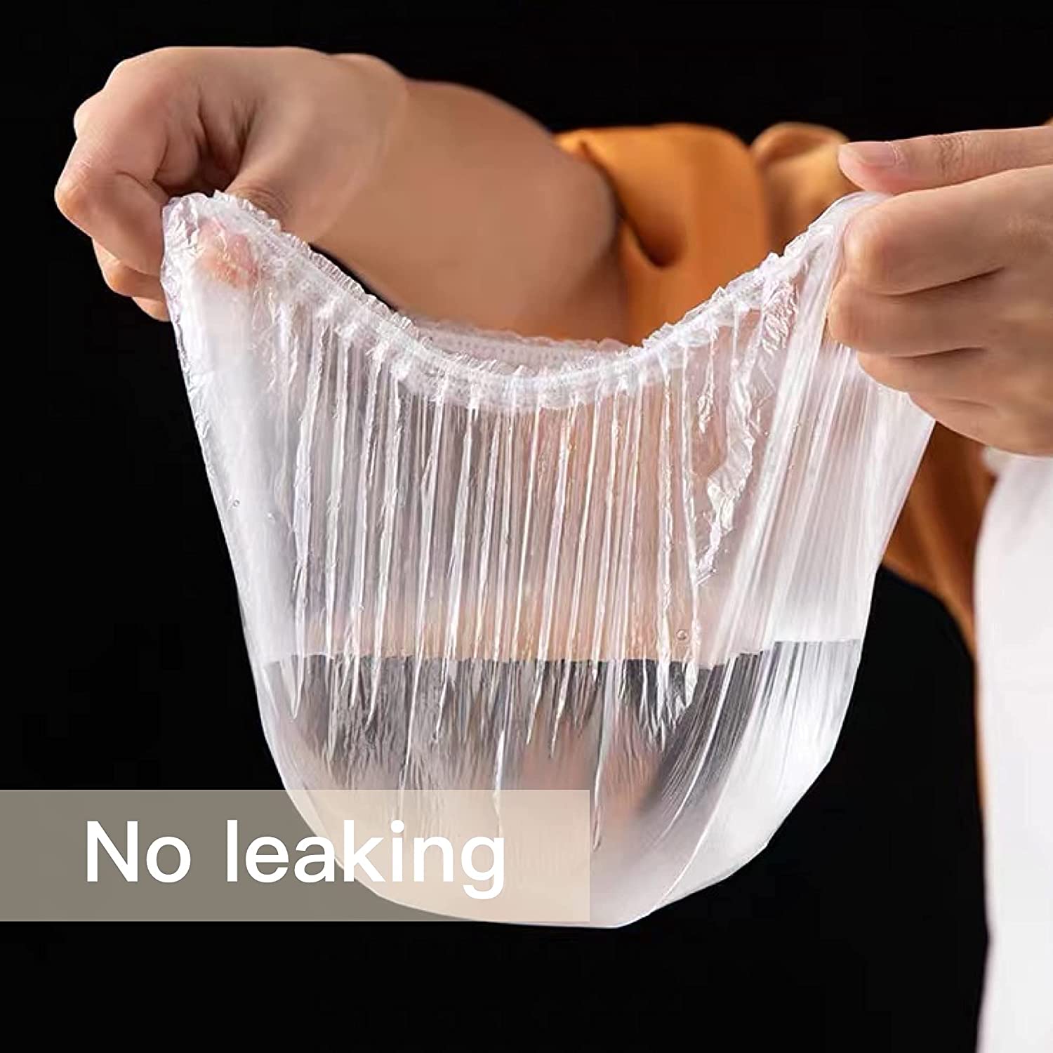 100 Pcs Disposable Elastic Food Covers | Plastic Wrap Bowl Lids for Kitchen, Fruit, and Vegetable Storage | Stretchable Food Saver Bags for Fresh Keeping