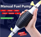 Manual Fuel Transfer Pump Kit | Portable Hand Siphon Pump for Oil, Petrol, Diesel & Water | High-Flow Rubber Bulb Liquid Transfer Hose Pump | Multi-Functional Fluid Extractor Tool