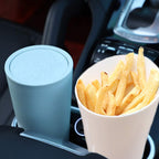 French Fries & Snack Holder with Dipping Cup | Reusable Fries Cone Cup with Sauce Container | Portable Snack Serving Cup for Parties, Kitchen & Table Use
