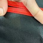 Waterproof Foldable Oxford Cloth Storage Bag | Large Capacity Quilt & Blanket Organizer | Clothes, Pillow & Bedding Storage Container with Zipper & Window | Under Bed Wardrobe Storage Solution (Black)