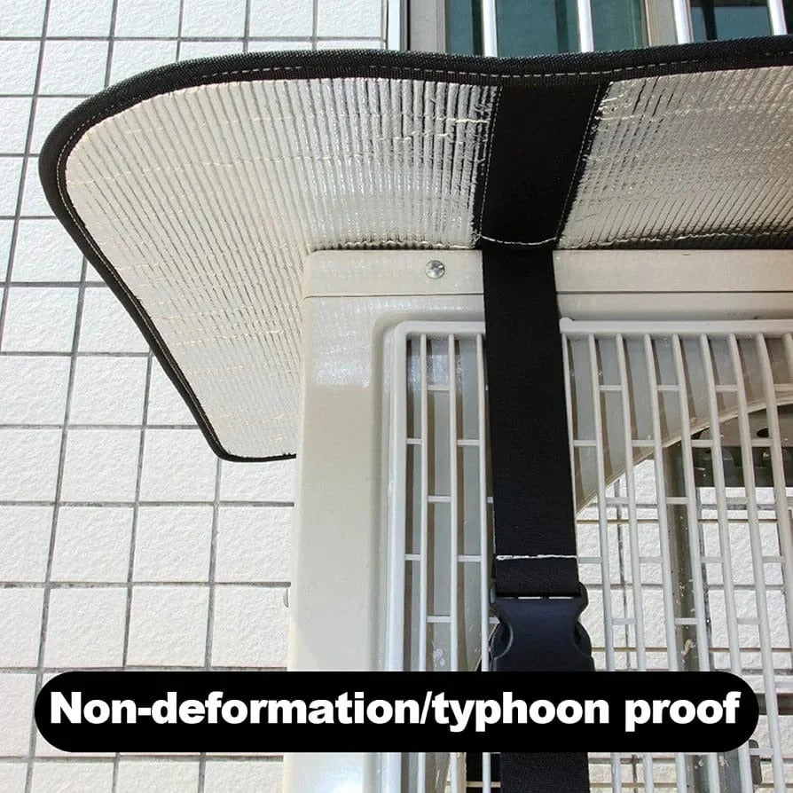 Heavy Duty Outdoor Air Conditioner Cover for Outside Unit | Waterproof, UV & Dust Resistant | Weatherproof Heat Insulation AC Protector with Adjustable Straps – Fits 1 Ton & 1.5 Ton Units