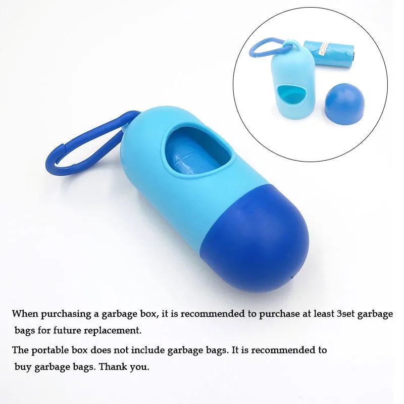 Portable Diaper Bag Dispenser with 2 Rolls – Baby Waste Bag Holder for Travel, Strollers & Diaper Changing | Disposable Bag Dispenser with Rope/Hooks (1 Dispenser + 2 Rolls)