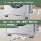 Pack of 4 Anti-Vibration Washing Machine Foot Pads | Non-Slip Shock Absorber Mats for Washer, Dryer & Home Appliances | Noise Reduction Rubber Floor Protectors