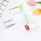 Toothpaste Tube Squeezer & Dispenser Clip | Manual Multi-Function Tube Roller for Toothpaste, Lotion & Cosmetic Cream | Reusable Toothpaste Holder Organizer for Bathroom Accessories