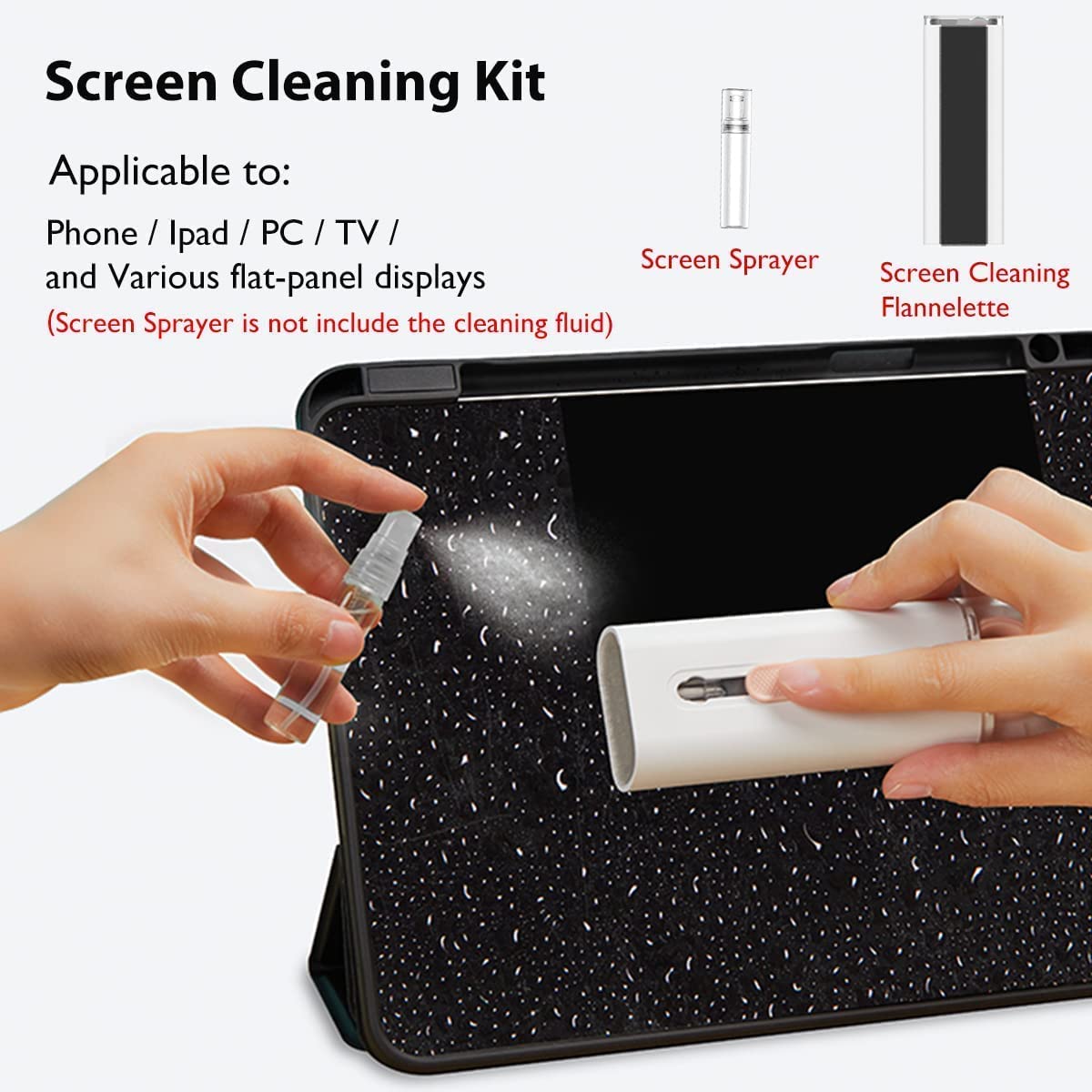 7-in-1 Computer Keyboard Cleaning Brush Kit | Earphone Cleaning Pen & Keycap Puller Tool | Portable Multi-Purpose Gadget Cleaner for Laptop, PC, Monitor & Mobile Accessories