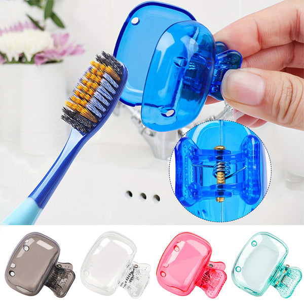 10 Pcs Toothbrush Head Covers | Portable Travel Toothbrush Cap & Hygiene Protector | Anti-Dust Toothbrush Case for Home, Bathroom & Travel Storage