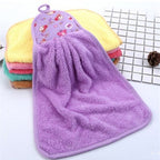 Soft Microfiber Hanging Hand Towels for Kitchen & Bathroom | Quick-Dry, Absorbent, Reusable Plush Hand Towels with Cute Designs