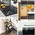 Self Adhesive Black Marble Sheet 60cm x 2m | Waterproof & Heat Resistant Kitchen Countertop Sticker | Peel and Stick Marble Wallpaper for Furniture, Walls & DIY Renovation