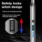 Rechargeable Electric USB Arc Lighter | Flameless Windproof Lighter with Flexible Neck & LED Indicator | Multipurpose Ignition Tool for Kitchen, Stove, Candles & Camping
