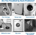 Pack of 4 Anti-Vibration Washing Machine Foot Pads | Non-Slip Shock Absorber Mats for Washer, Dryer & Home Appliances | Noise Reduction Rubber Floor Protectors