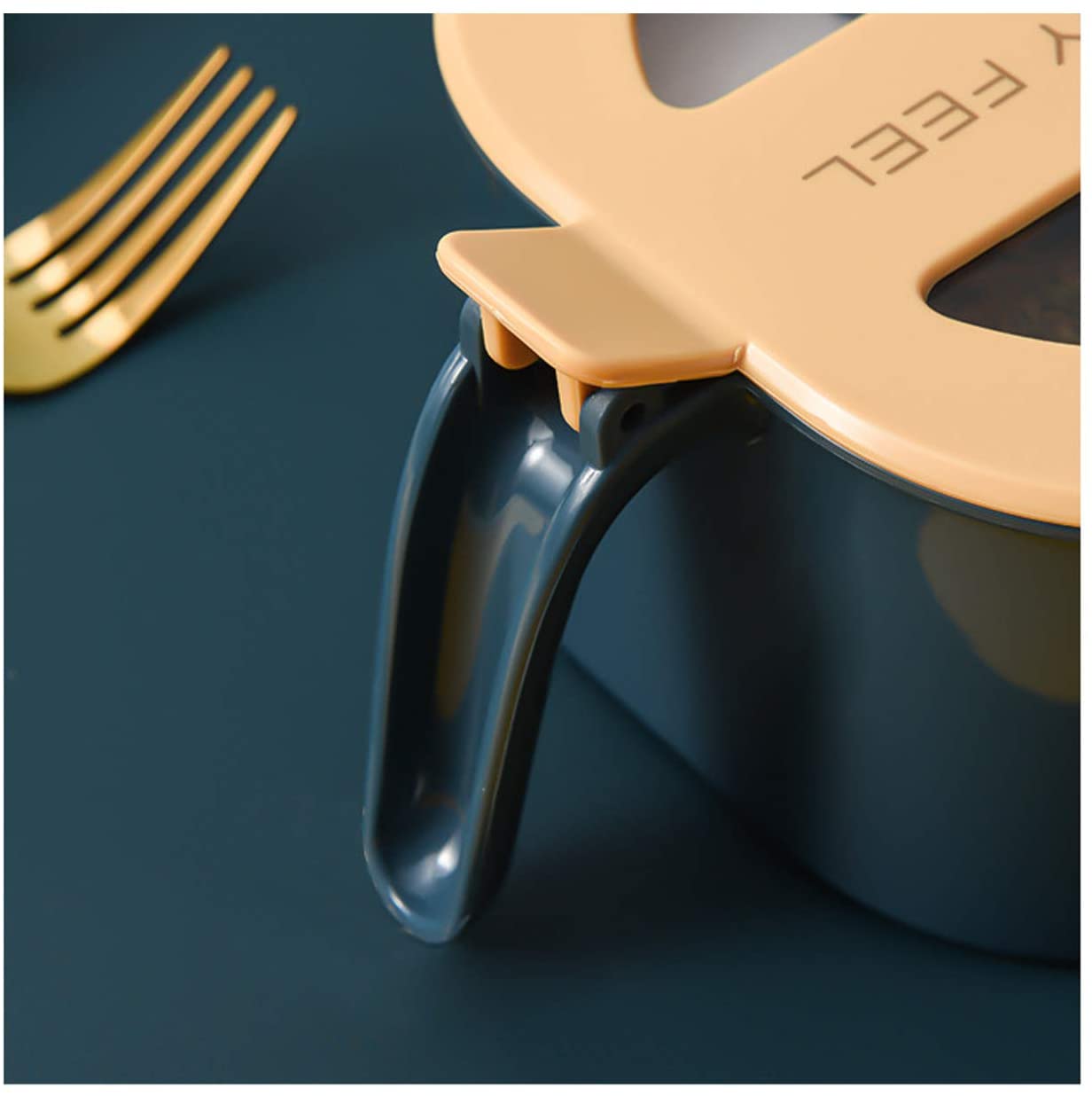 4 in 1 Partition Kitchen Seasoning Box | Multipurpose Masala Box Set with 4 Compartments | Airtight Spice Jar Container with Spoons & Lid for Salt, Achar, Dry Fruits & Kitchen Storage