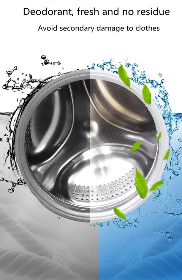 12 Pcs Washing Machine Cleaner Tablets | Deep Cleaning Laundry Tub & Drum Tablets | For Front Load & Top Load Washers | Effervescent Detergent Residue Remover & Bacteria Eliminator