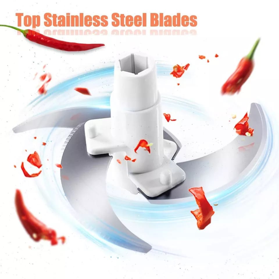 Mini Garlic Chopper | Manual Hand Pull Food Processor for Vegetables, Onion & Meat | Compact Kitchen Chopper & Multi-Purpose Mini Food Cutter