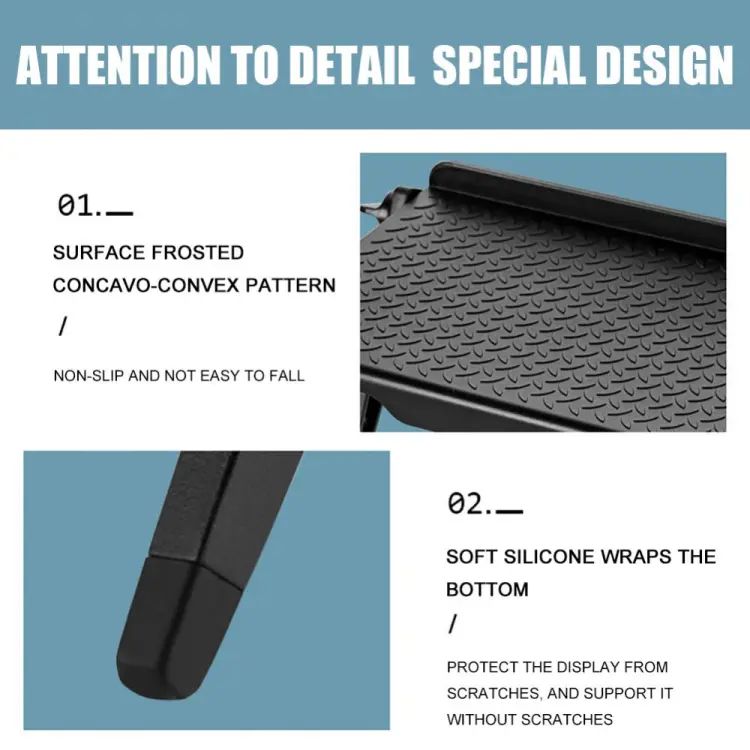 Adjustable TV & Monitor Top Shelf Organizer | Clip-On Screen Shelf for Storage, Décor & Accessories | Space-Saving Desktop Bracket for Home & Office