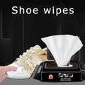 30 Pcs Shoe Cleaning Wet Wipes | Deep Cleaning Disposable Shoe Cleaner Pads | Instant Sneaker & Leather Shoe Wipes for Dirt Removal | Portable Travel Shoe Care Wipes for Men & Women