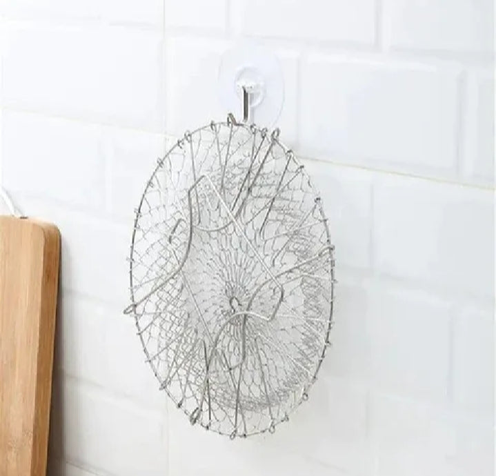 Stainless Steel Foldable Chef Frying Basket | Multipurpose Cooking Basket for Deep Frying, Boiling, Draining & Steaming | 12-in-1 Kitchen Mesh Basket Tool