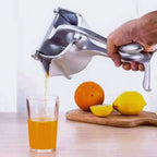 Manual Fruit Juicer – Heavy Duty Hand Press Citrus Squeezer for Orange, Lemon & Lime | Metal Manual Juice Extractor for Home & Kitchen