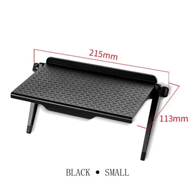 Adjustable TV & Monitor Top Shelf Organizer | Clip-On Screen Shelf for Storage, Décor & Accessories | Space-Saving Desktop Bracket for Home & Office