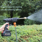 Portable Powerful High Pressure 48V Cordless Pressure Washer | Wireless Car Wash Water Jet Foam Gun | Rechargeable Battery Portable Car Washer