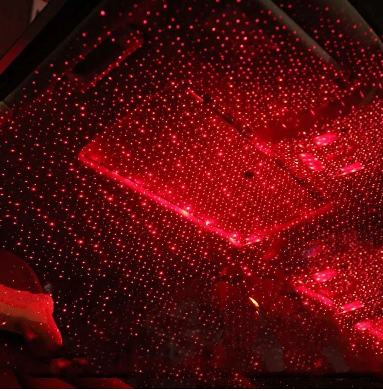 USB Star Light for Car & Room | LED Starry Sky Night Light 5V Galaxy Projector | Car Roof & Ceiling Ambient Mood Lamp – Plug & Play