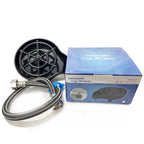 Automatic Cup & Glass Washer for Sink | Kitchen Faucet Glass Rinser Attachment | Quick Rinse Drinkware Cleaning Tool for Bottles, Cups & Glasses | Countertop Sink Accessory for Home & Bar