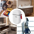 Portable Soap Holder with Lid | Travel Soap Dish Box with Drain Tray | Leakproof Plastic Soap Case for Bathroom, Shower, Gym & Outdoor Use