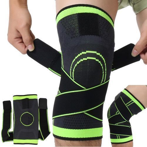 Adjustable Knee Support Brace | Elastic Pressurized Sports Compression Sleeve | Breathable Knee Pad for Running, Cycling, Gym & Joint Pain Relief – Unisex