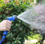 100ft Expandable Flexible Garden Water Hose Pipe with Spray Nozzle | High Pressure Retractable Hose for Car Wash, Lawn, and Home Cleaning | Leakproof Outdoor Flexible Water Pipe