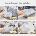 Steel Wire Dishwashing Gloves | Waterproof & Heat Resistant Kitchen Cleaning Gloves | Reusable Anti-Slip Scrubbing Mitts for Pots, Pans & Household Use (1Pc)