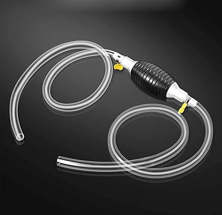 Manual Fuel Transfer Pump Kit | Portable Hand Siphon Pump for Oil, Petrol, Diesel & Water | High-Flow Rubber Bulb Liquid Transfer Hose Pump | Multi-Functional Fluid Extractor Tool
