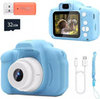 Kids Digital Camera 1080P HD | Rechargeable Mini Photography Toy with Dual Lens & 2" Screen | Children Video & Selfie Camera Gift for Boys & Girls Ages 3–12