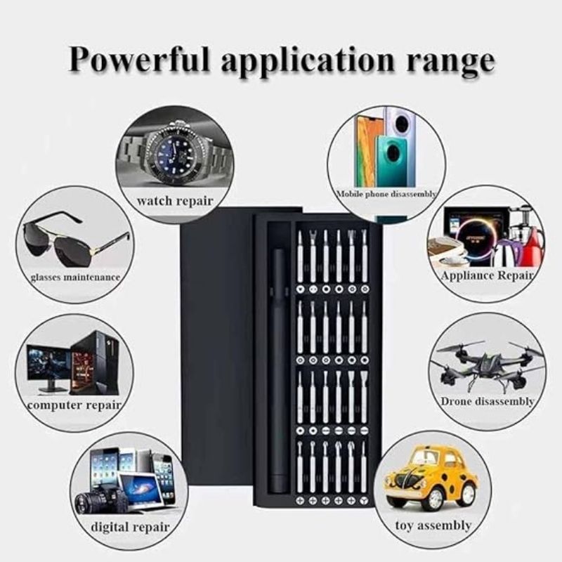 24-in-1 Precision Screwdriver Set | Magnetic Mini Screwdriver Bit Kit for Electronics, Mobile & Computer Repair | Multi-Functional Repair Tool Kit with Case